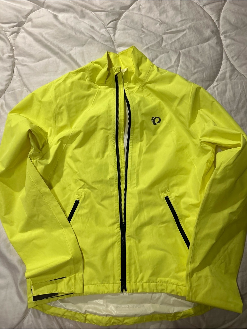 Pearl Izumi Men’s Neon Yellow Waterproof Cycling Jacket